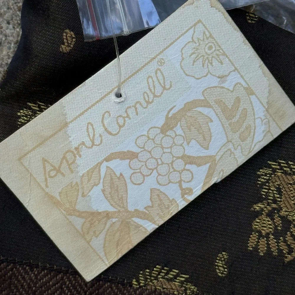 April Cornell NEW Embroidered Floral Crossbody Bag 9.5